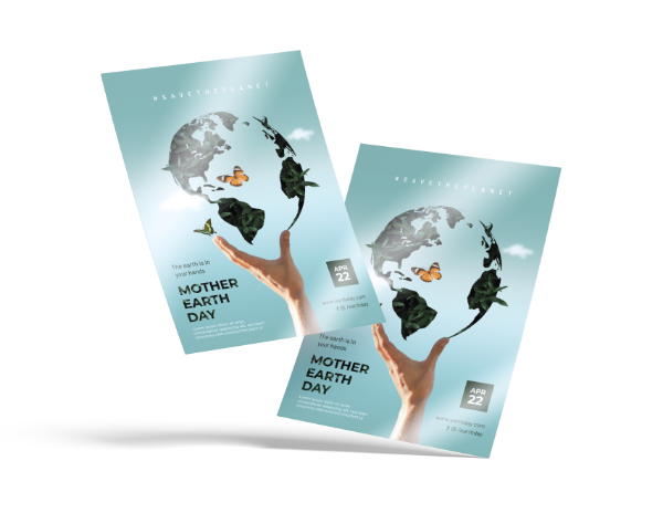 Picture of Gloss Text Flyers